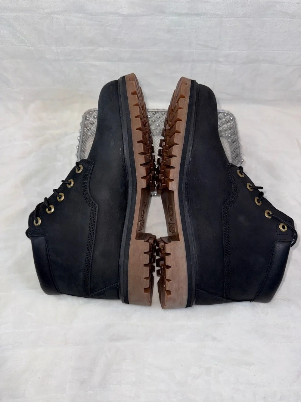 🖤 Timberland Rockaway Chukka Boots Black Nubuck Sz 10M/11.5W TB0A6F85 🥾